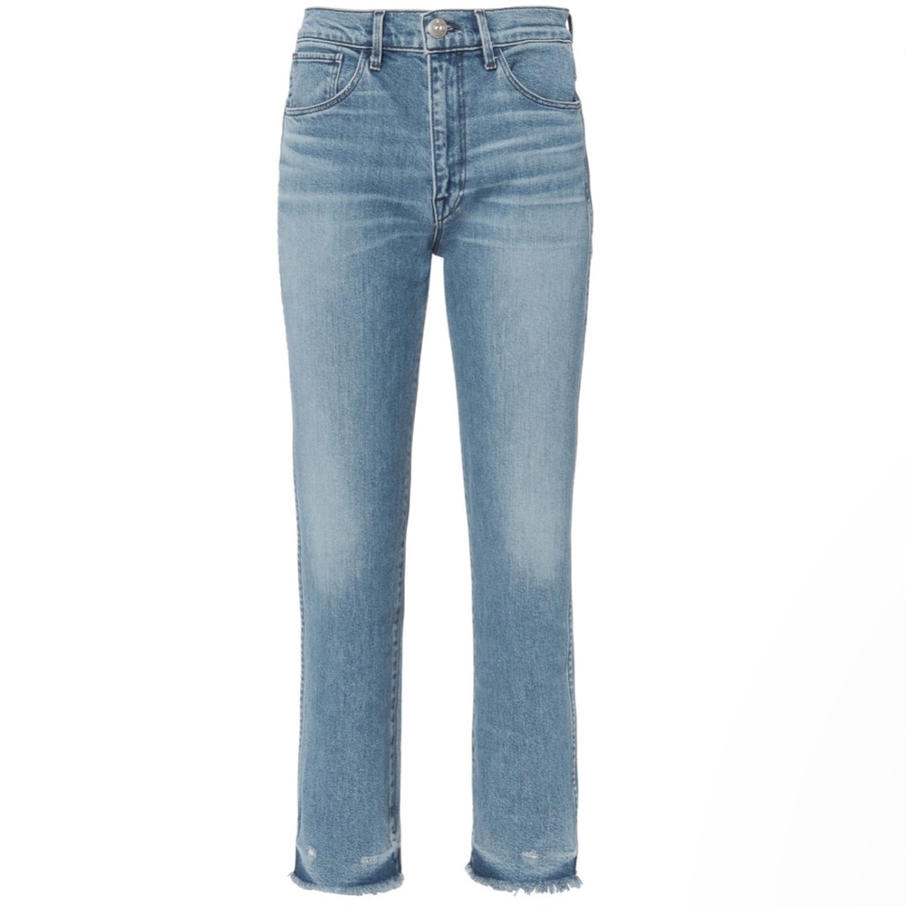 NWT 3X1 W3 Straight Authentic Mury Crop Jeans